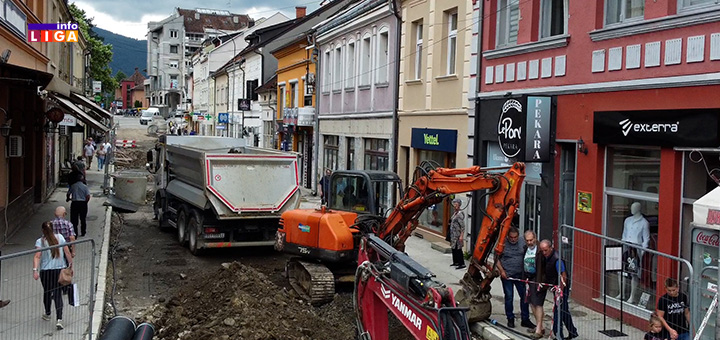 il-glavna-ulica1 Dinamika radova u glavnoj ulici i kada će biti završeni (VIDEO)