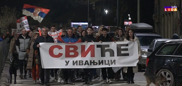 IL-Protestna-setnja- Ivanjičani u tišini odali počast žrtvama nesreće u Novom Sadu i prikupljali pomoć za porodicu Jekić (VIDEO)