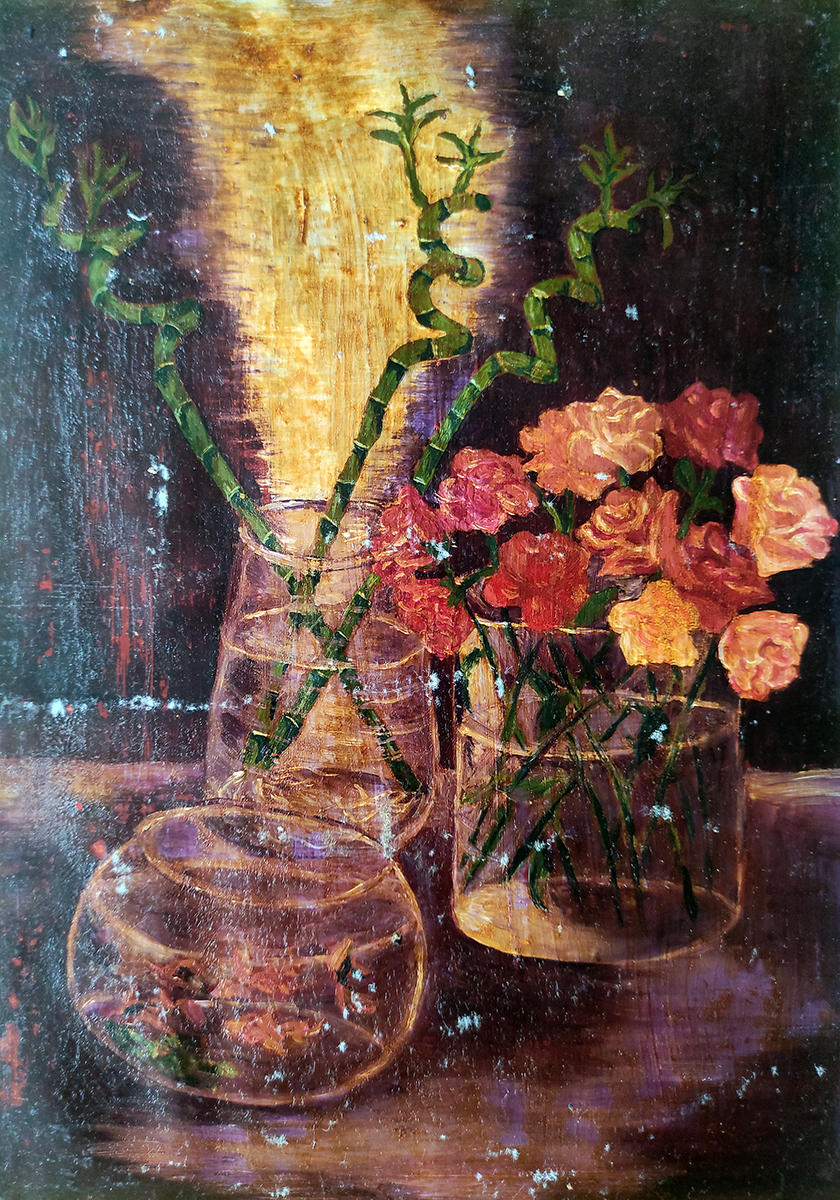 098 Izložba slika i crteža Milke Maričić u Domu kulture