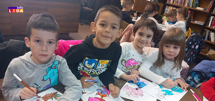 IL-deca-biblioteka Magija bajki u ivanjičkoj biblioteci: Mališani kroz igru obeležili Dan dečje knjige