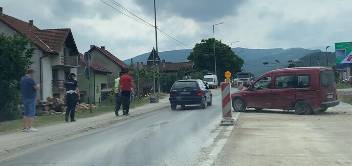 IL-Nezgoda-Ivanjica Sudar dva automobila na Senjaku