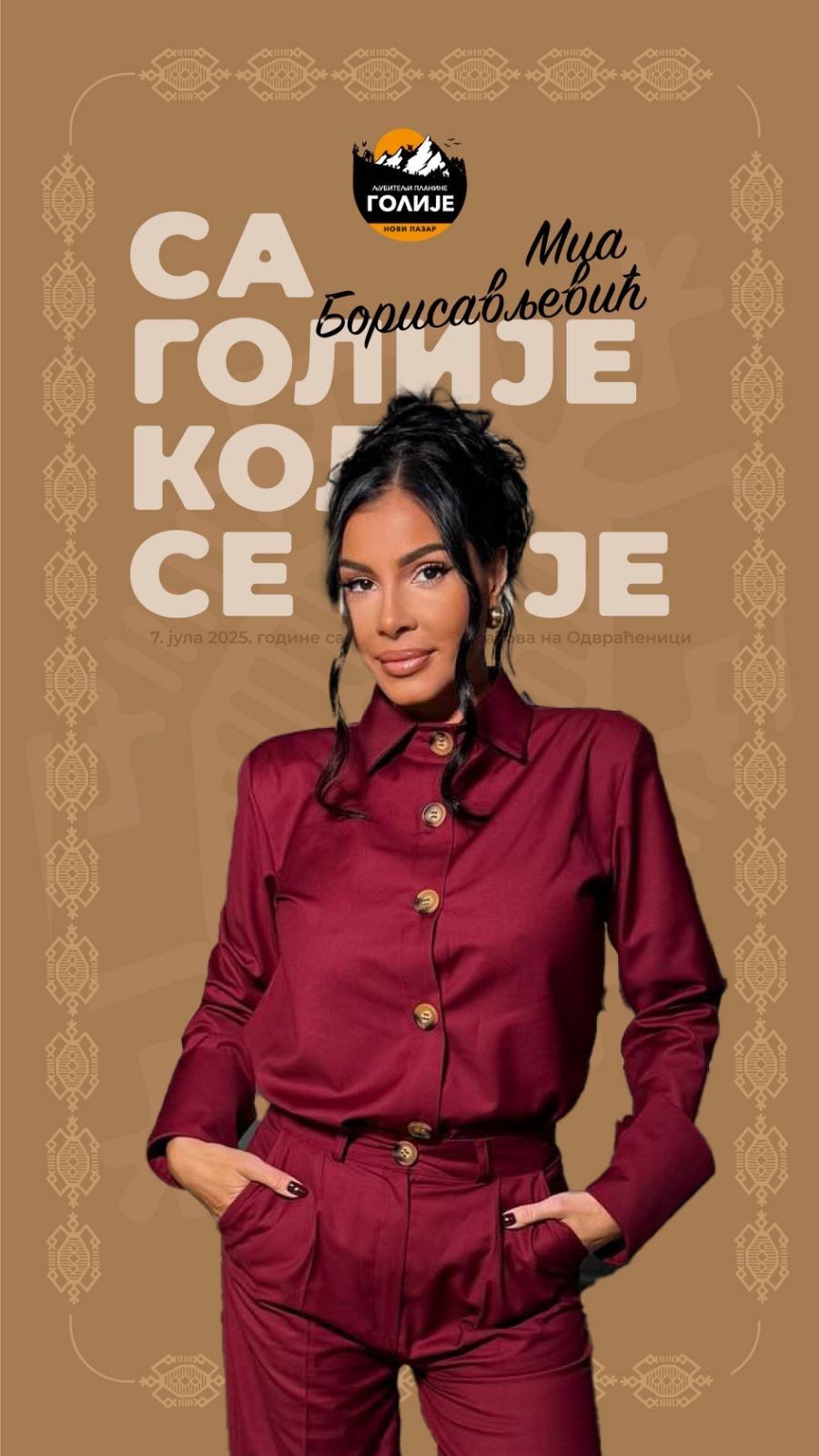 IMG-786d2a89fe81f856d197afba63c4d738-V Mia Borisavljević nastupa u okviru manifestacije ''Sa Golije kolo se vije''