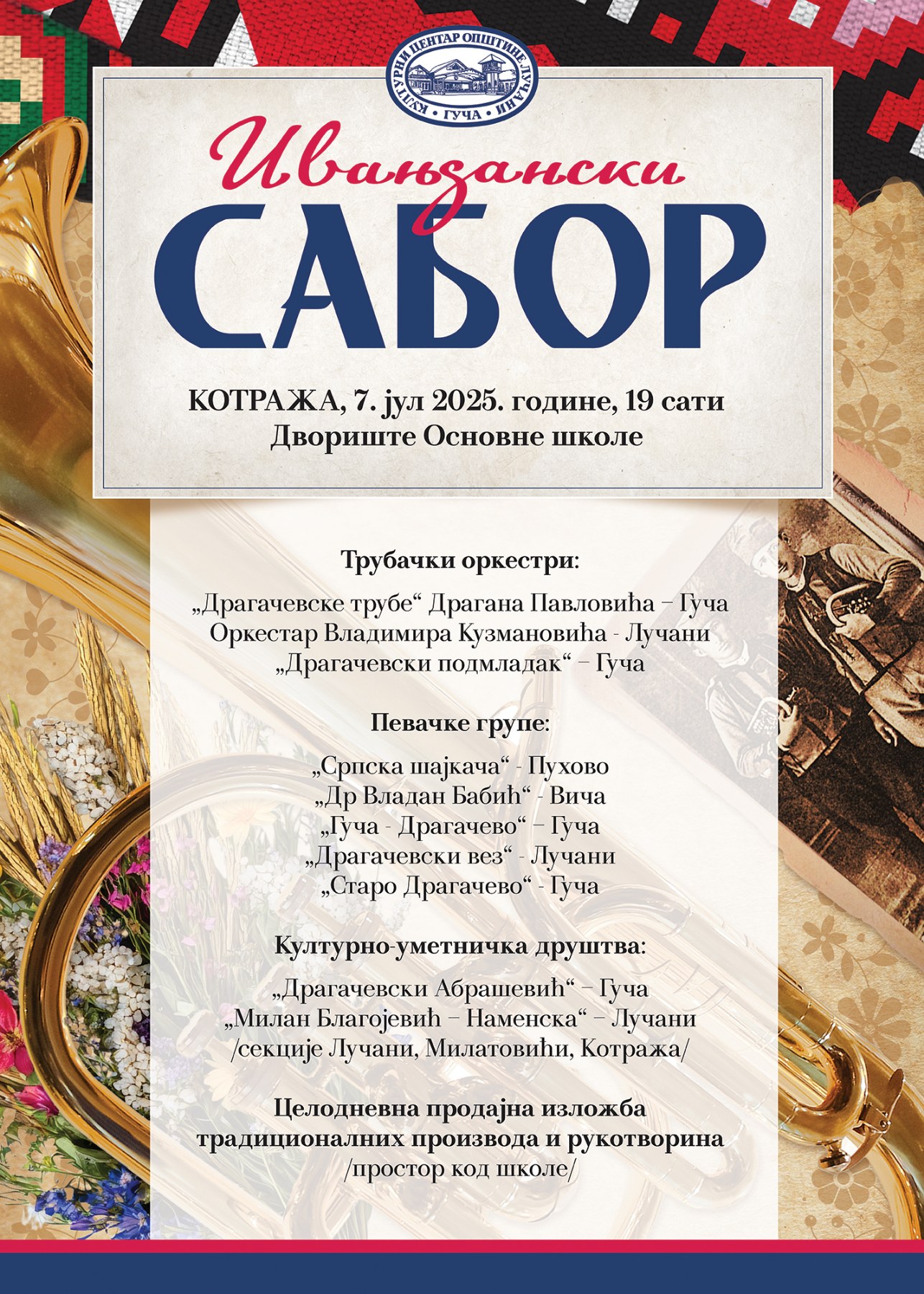 IVANJDAN-2025 Program Ivanjdanskog sabora u Kotraži