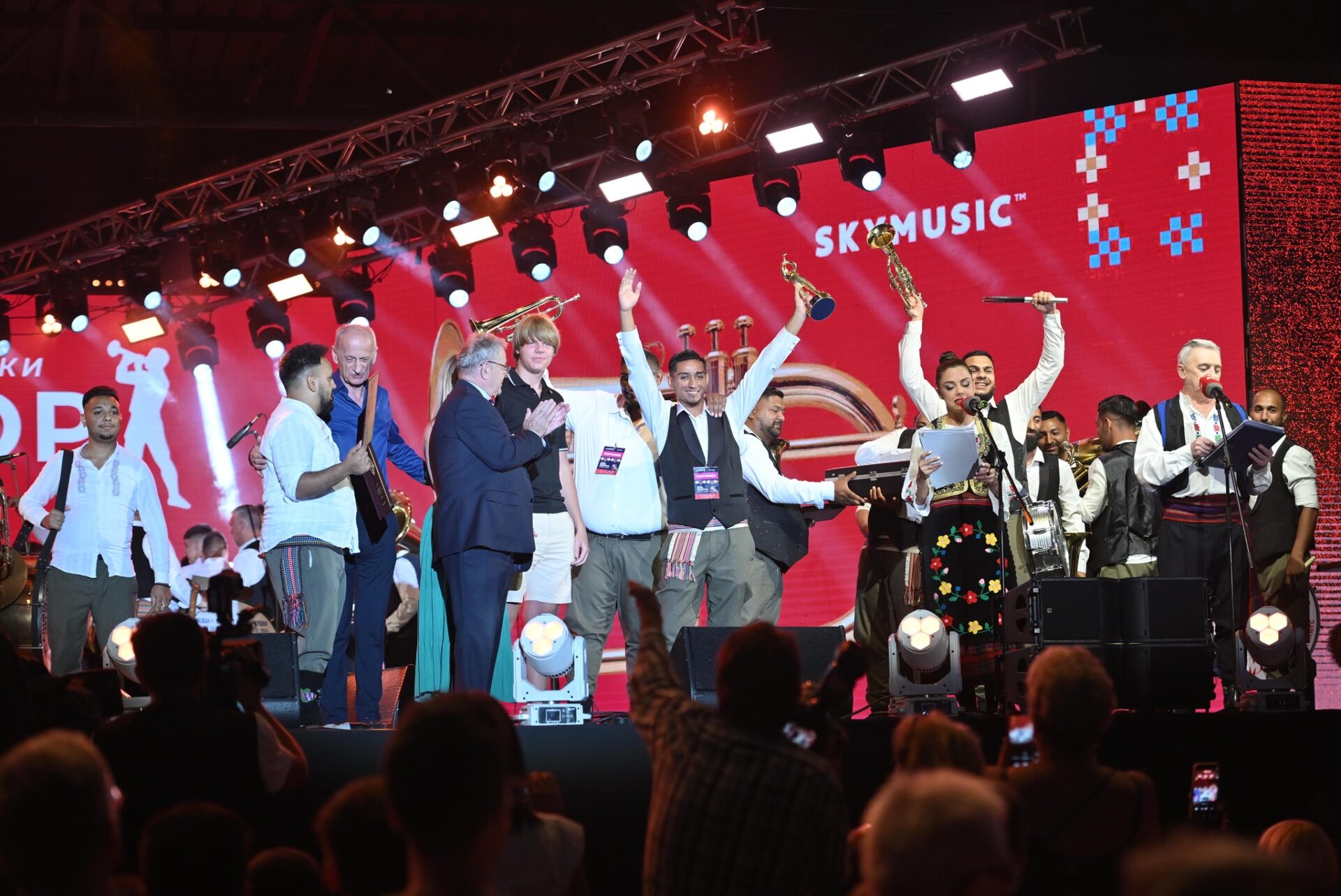 531221152_1195082842657925_1747126496675674116_n Najbolji trubač 64. Sabora u Guči – Dejvid Bajramović, najbolji orkestar – Vladimir Ivanović iz Zagužanja