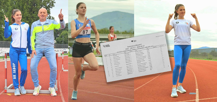 IL-sara-zlatna-medalja-kraljevo Sara Đokić pobednica Kupa Srbije na 100 metara u Kraljevu!