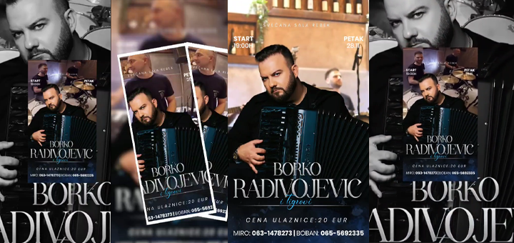 IL-Borko-Radivojevic-i-Trigrovi-REBEK Borko Radivojević i Tigrovi u svečanoj sali "Rebek" (VIDEO)