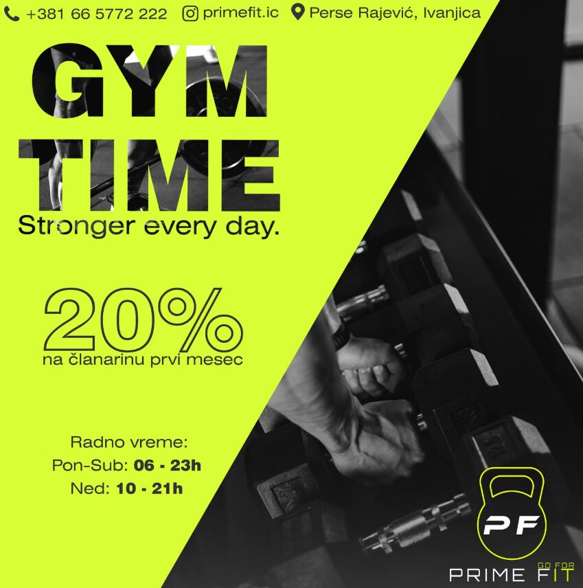 IL-PF-1 PRIME FIT – nova adresa zdravog života u Ivanjici (VIDEO)