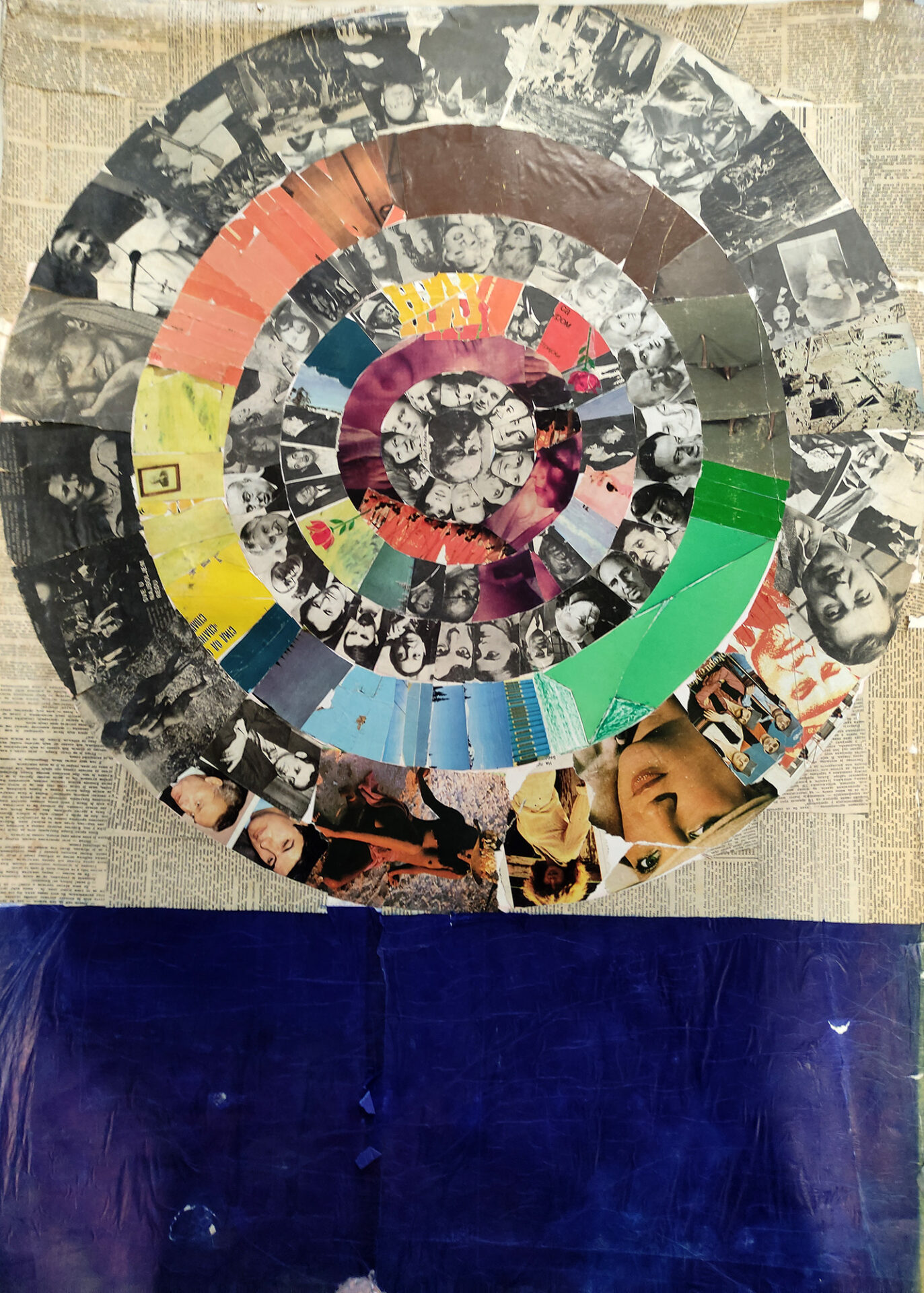 Драга-Димитрова-Колаж-71x-100цм1979 Sećanja na platnu: Povratak radova Likovne kolonije mladih