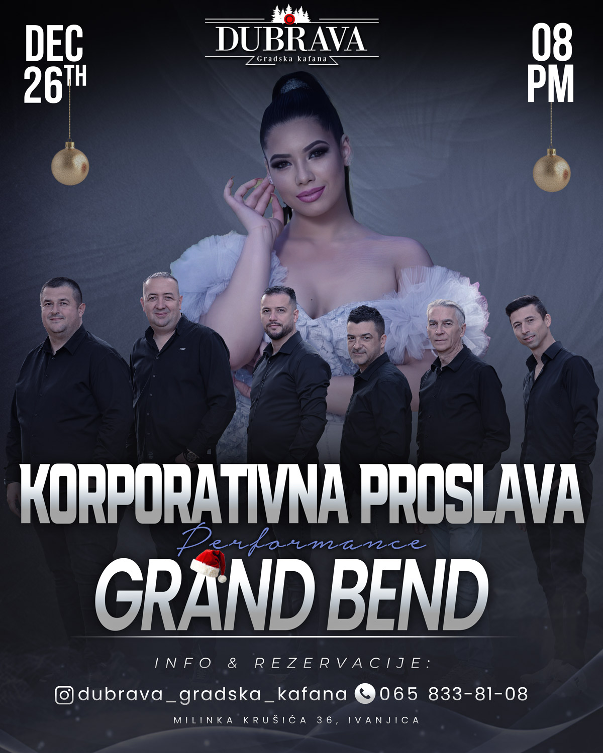 dubrava-prednovogodisnje Prednovogodišnje korporativne proslave u hotelu Park, Dubravi i Vodopadu