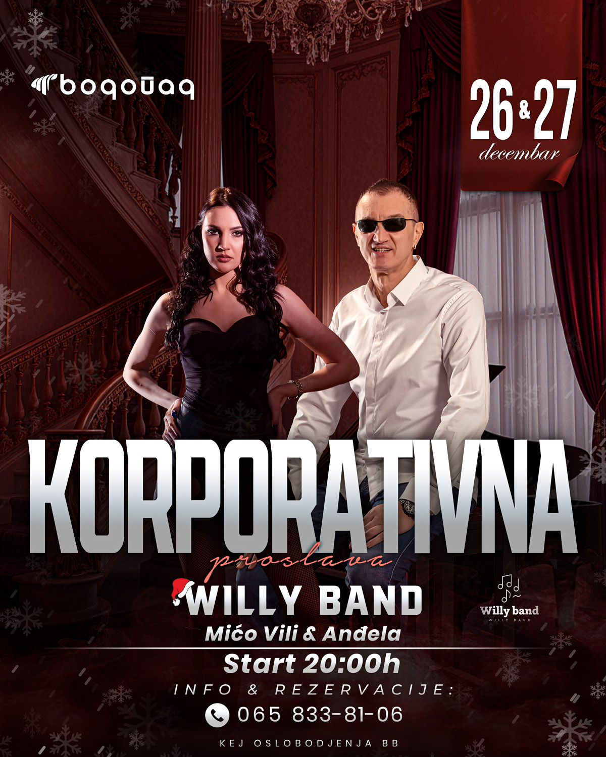 vodopad-prednovogodisnje-1 Prednovogodišnje korporativne proslave u hotelu Park, Dubravi i Vodopadu