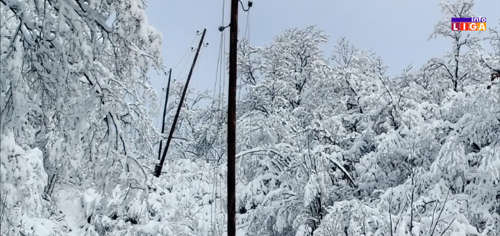 IL-sneg-struja-dalekovod Predsednik opštine Ivanjica o situaciji sa strujom u Ivanjici (VIDEO)