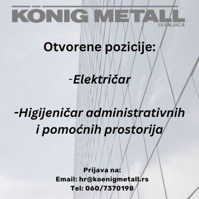 Baner Oglas za posao