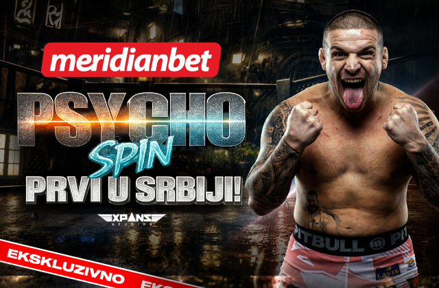 Psycho-SPIN-final-640x419-1 MERIDIANBET JE URADIO NEŠTO ŠTO NIKO NIJE — „VASO PSYCHO“ JE PRVA CELEBRITY FIGHTING SLOT IGRA!